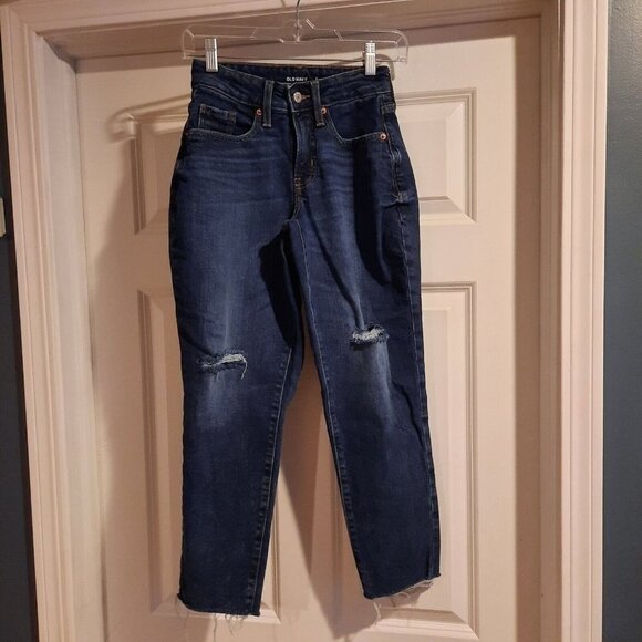 Old Navy Jeans Womens Size 0 Petite High Rise Curvy O.G. Straight Bundle of 2 - Picture 2 of 14